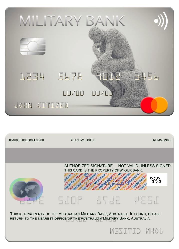 Australia Australian Military Bank mastercard